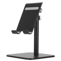 Adjustable Cell Phone Tablet Stand Desktop Holder Mount Bracket Dock Fit for iPad Kindle iPhone Aluminum Alloy